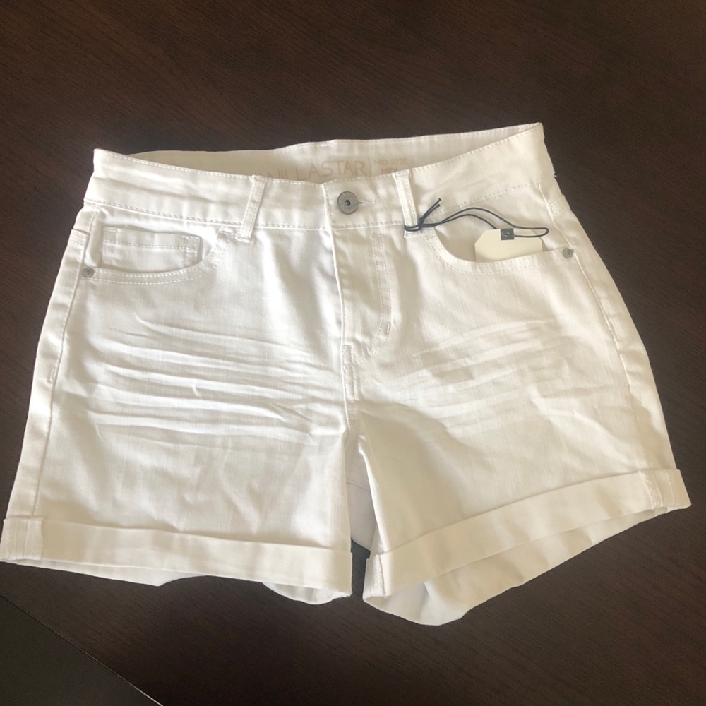 Women’s White Denim Shorts